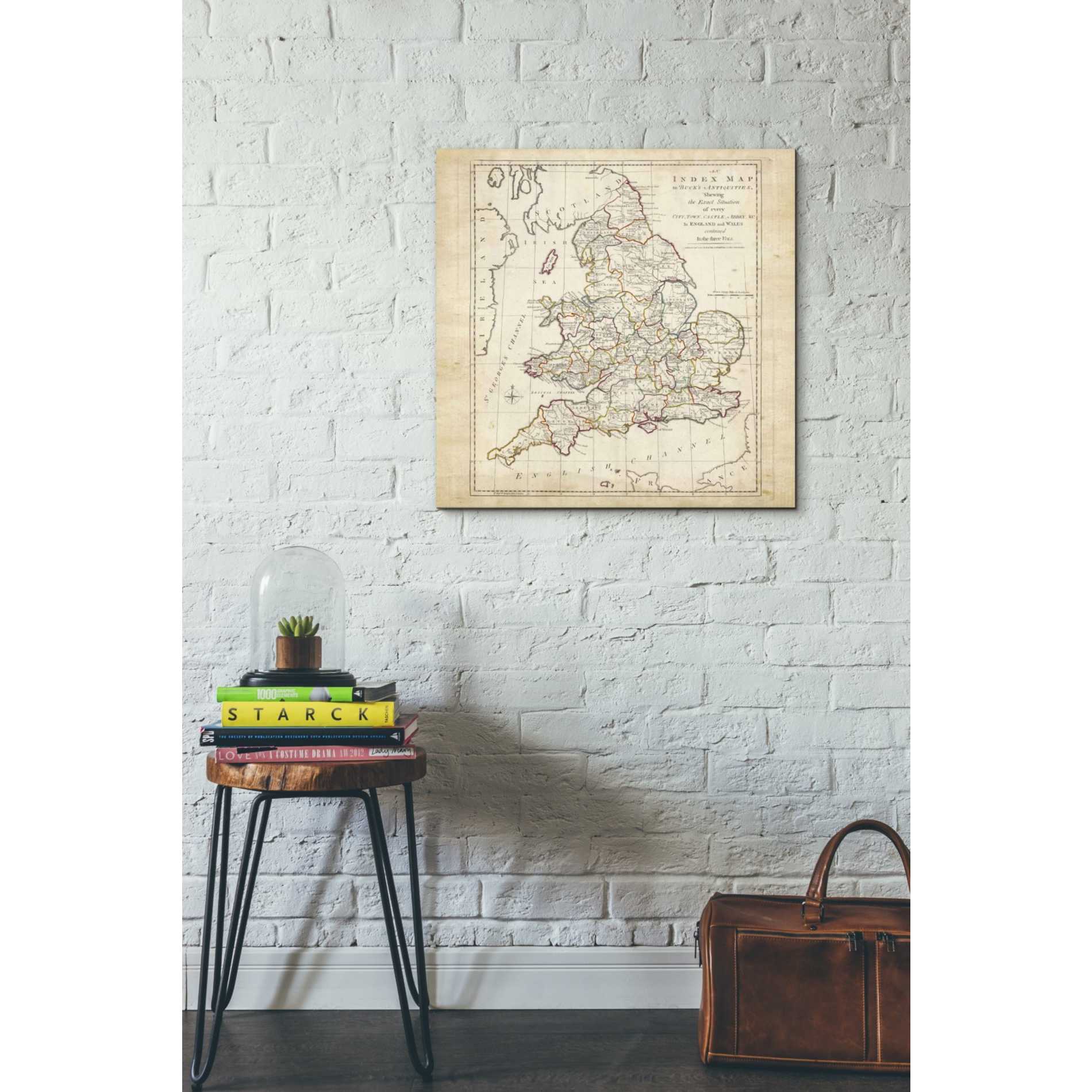 'Towns, Castles & Abbeys in England & Wales' by Unknown Giclee Canvas Wall Art