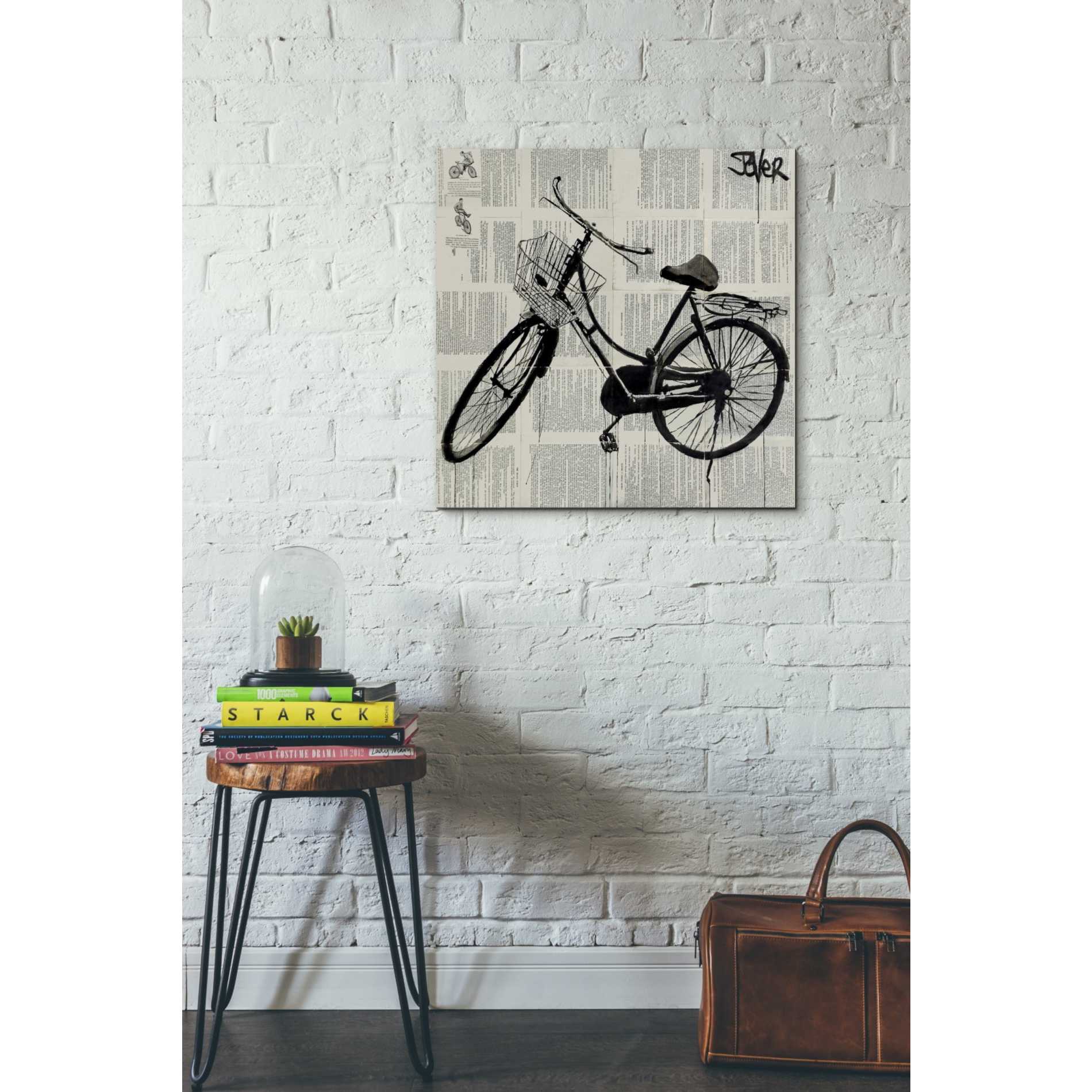 'Ride New' by Loui Jover, Canvas Wall Art,26 x 26