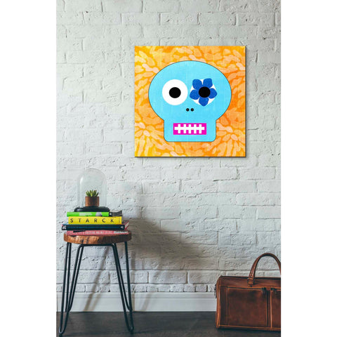 Image of 'Day Of The Dead III' by Linda Woods, Canvas Wall Art,26 x 26
