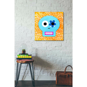 'Day Of The Dead III' by Linda Woods, Canvas Wall Art,26 x 26