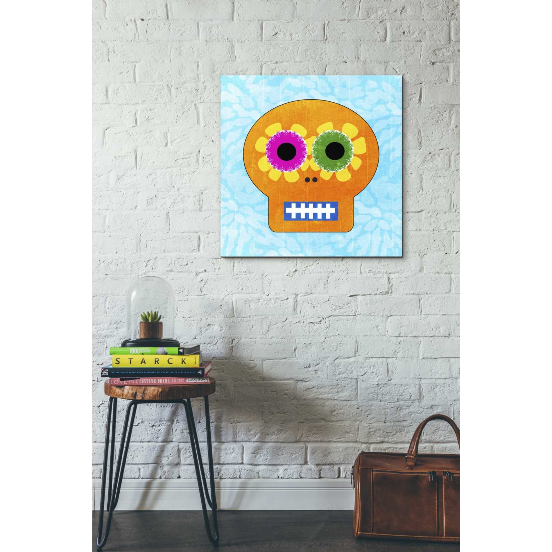 'Day Of The Dead IV' by Linda Woods, Canvas Wall Art,26 x 26