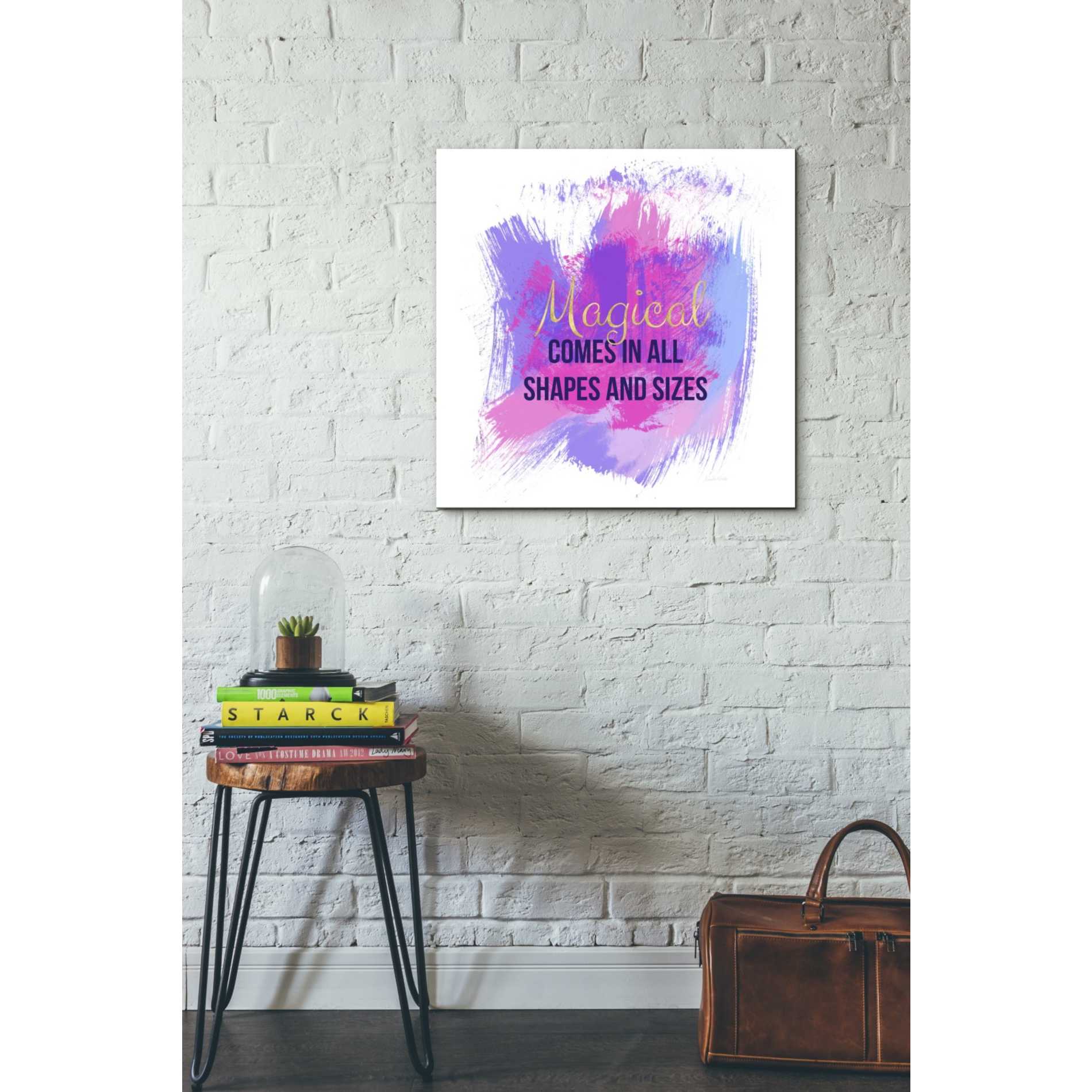 'Magical Comes In All Shapes' by Linda Woods, Canvas Wall Art,26 x 26