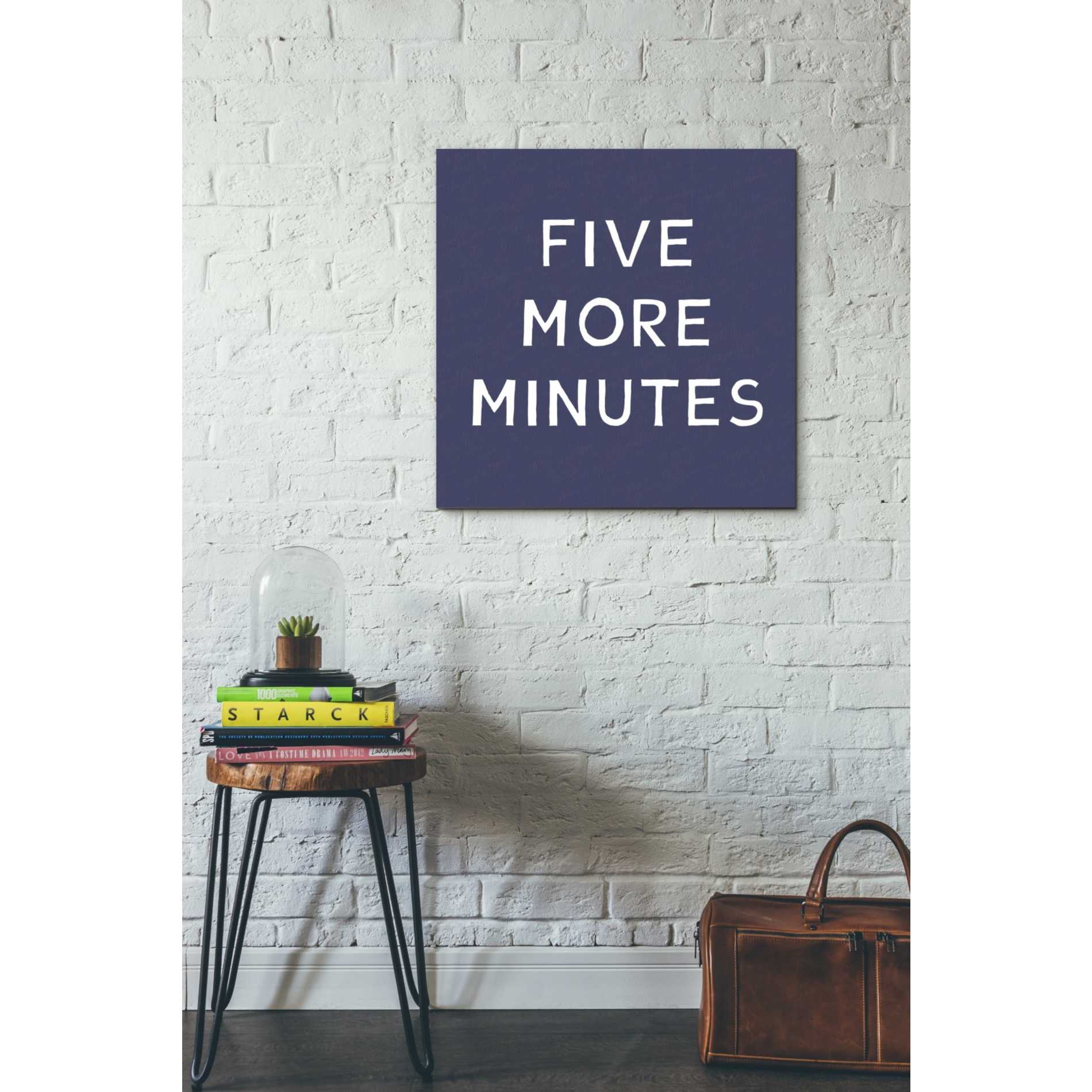 'Five More Minutes' by Linda Woods, Canvas Wall Art,26 x 26