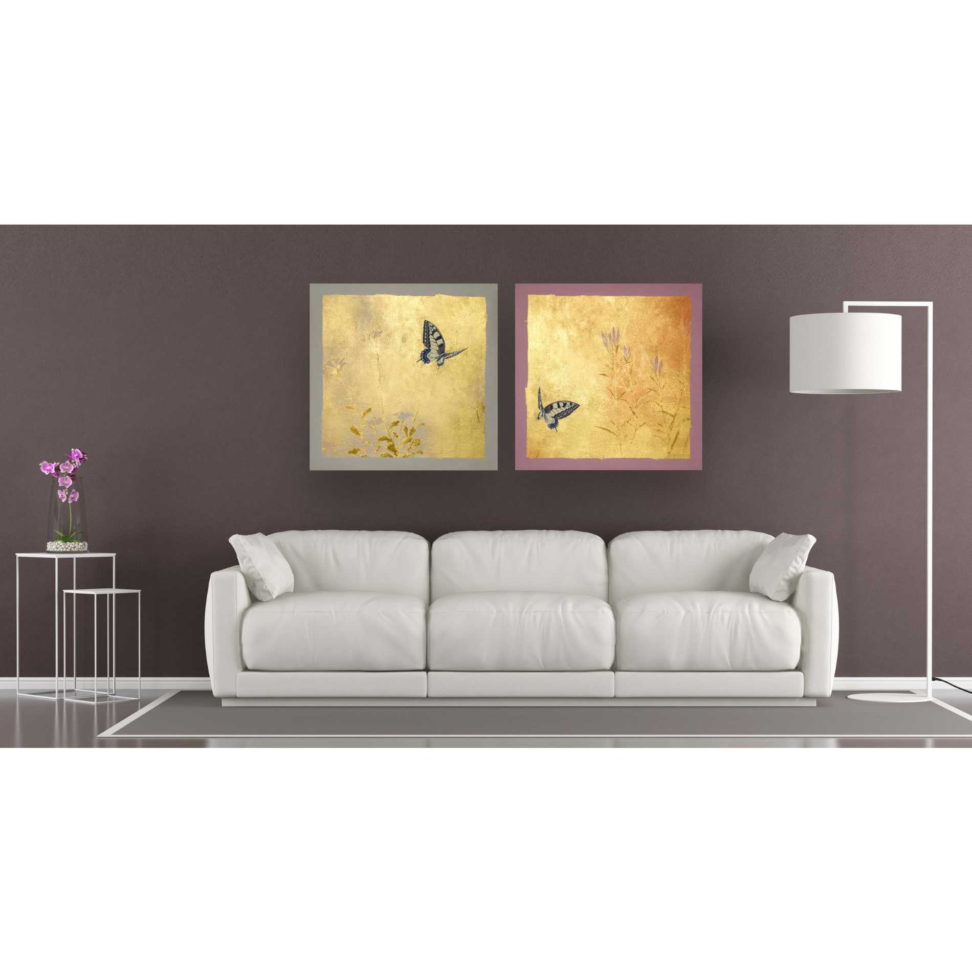 'Butterfly R' by Zigen Tanabe, Giclee Canvas Wall Art