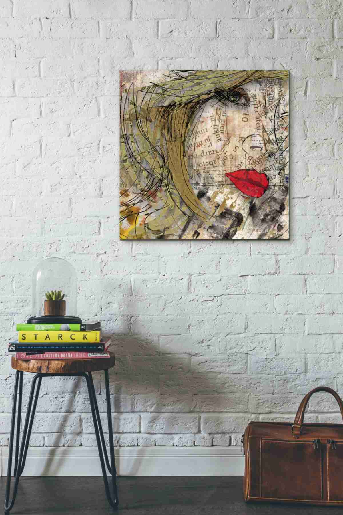 'Ladylips' by Karen Smith, Canvas Wall Art,26x26