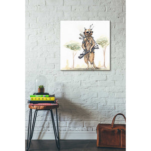 'Meerkat' by Craig Snodgrass, Canvas Wall Art,26 x 26