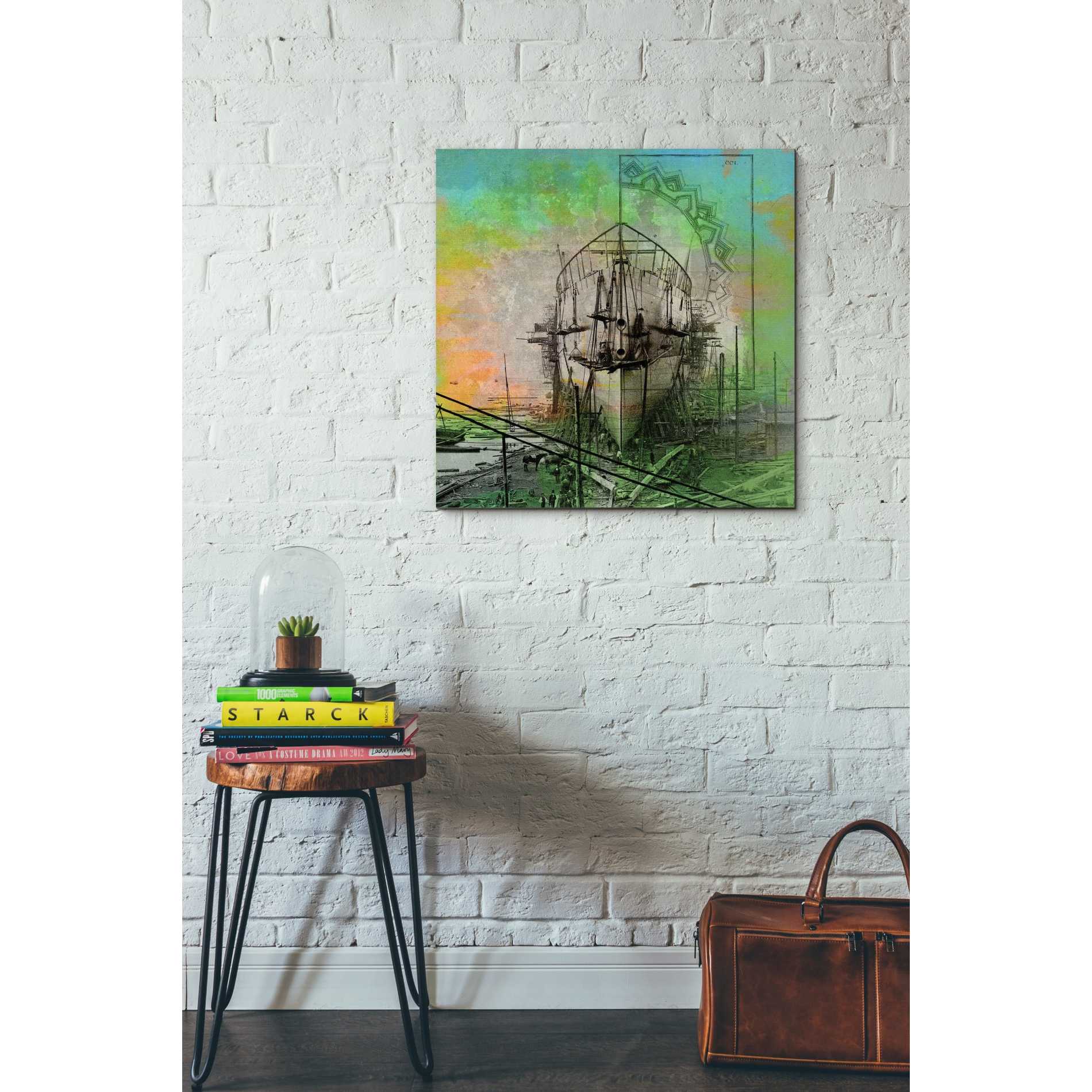 'Ship Builders' by Elena Ray Canvas Wall Art,26 x 26