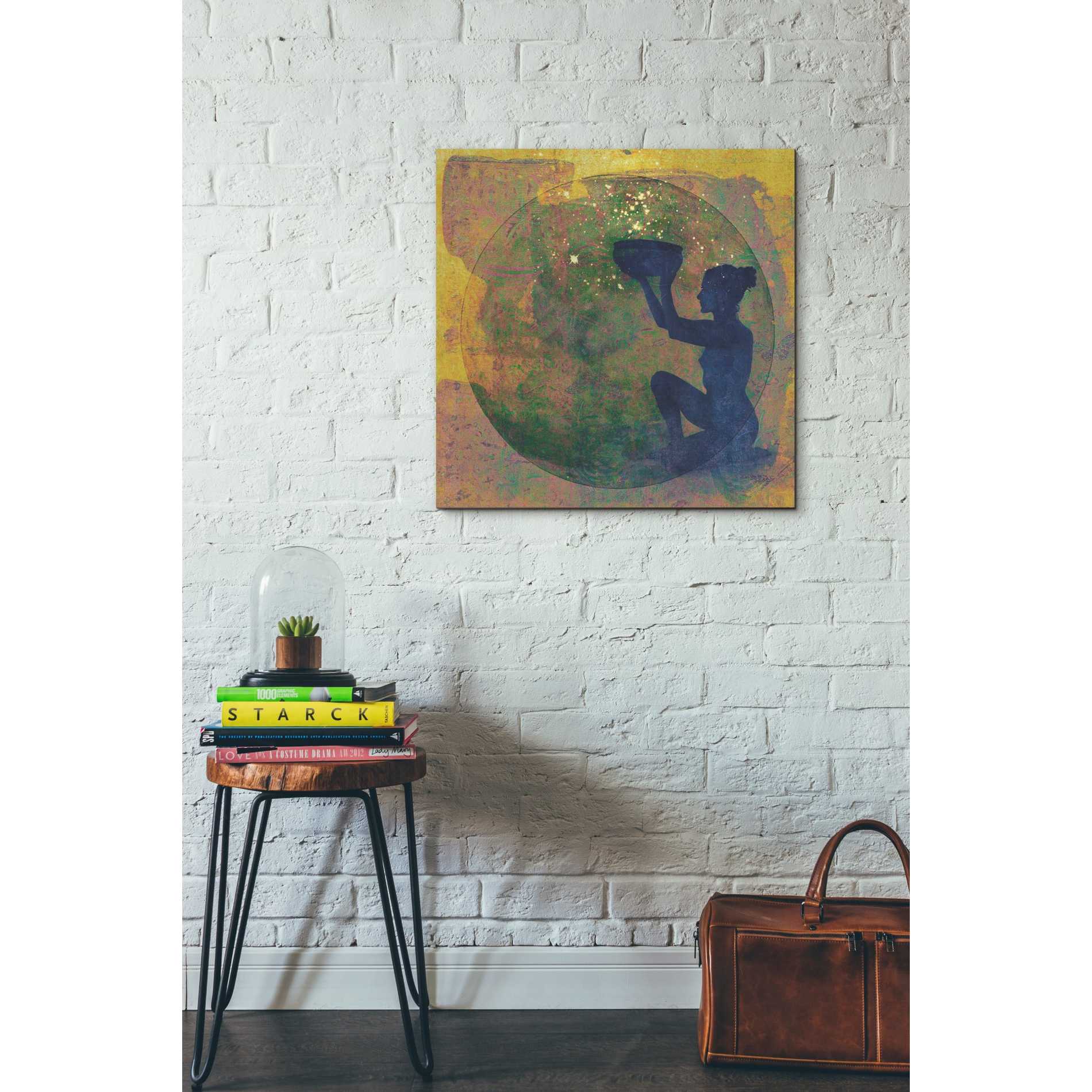 'Vessel of Cosmic Creativity' by Elena Ray Canvas Wall Art,26 x 26