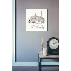 'World Cafes' by Avery Tillmon, Canvas Wall Art,26 x 26