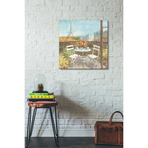 'September In Paris' by Danhui Nai, Canvas Wall Art,26 x 26