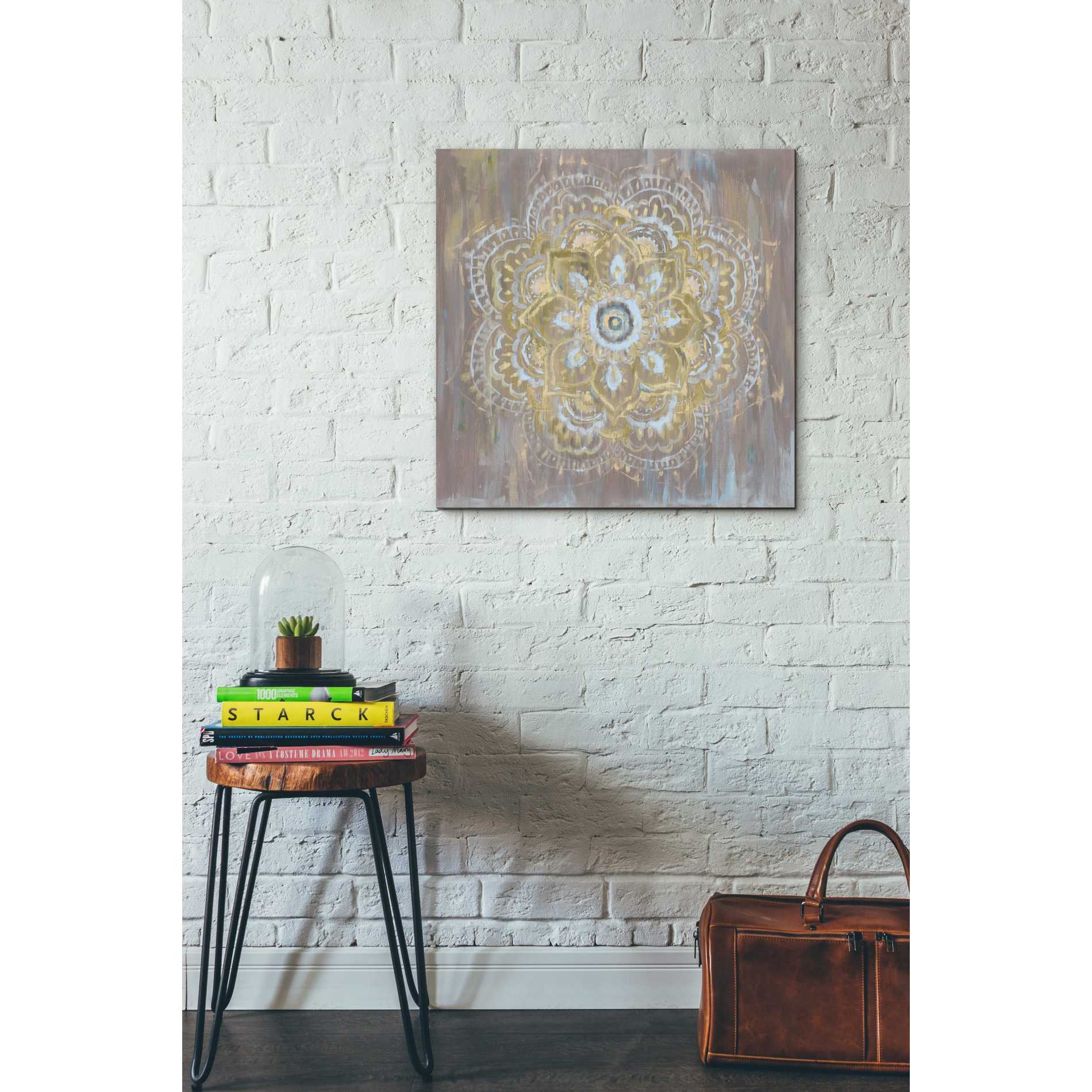 'Bombay Bohemian Neutral' by Danhui Nai, Canvas Wall Art,26 x 26
