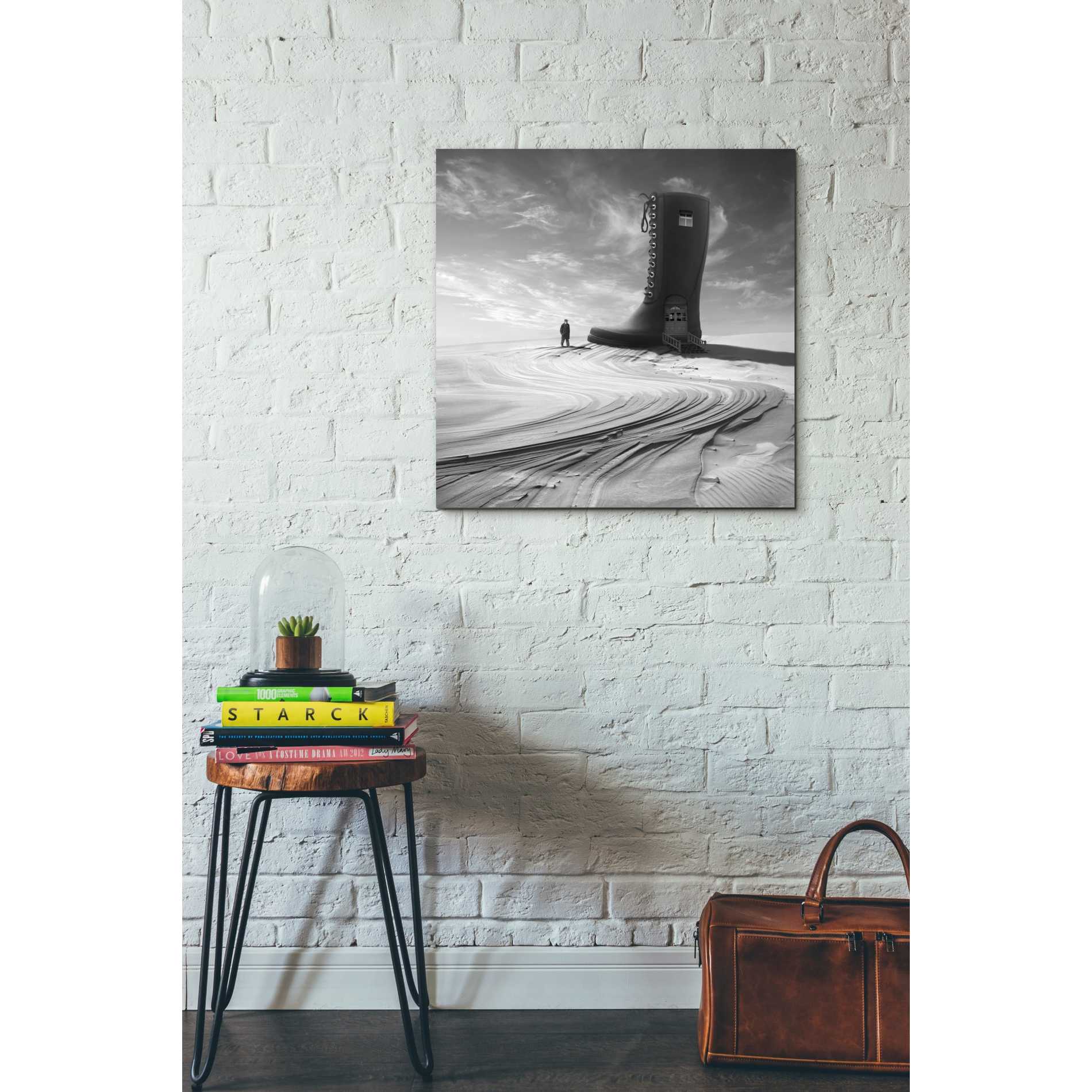 'Canteen' by Dariusz Klimczak, Canvas Wall Art,26 x 26