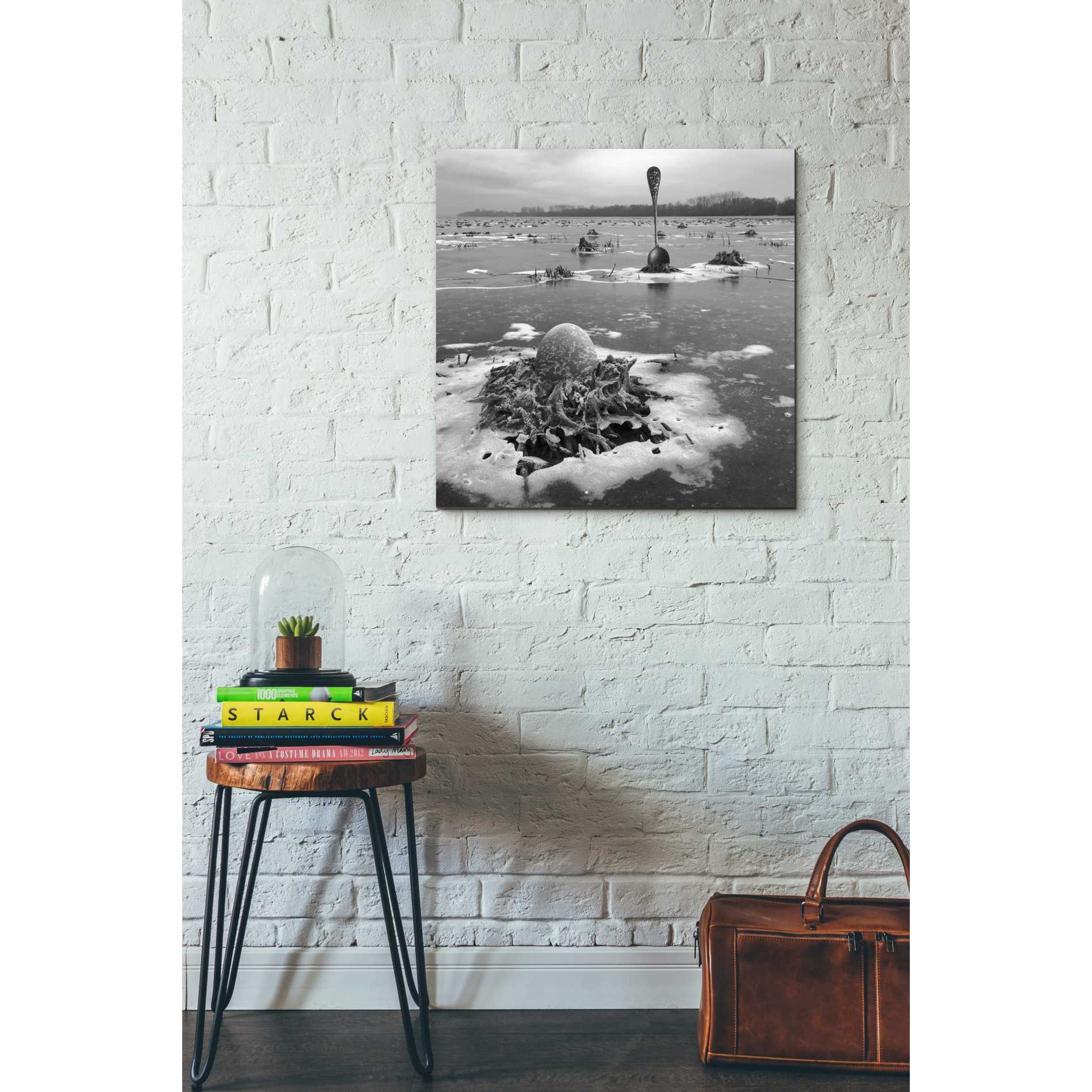 'Frozen Breakfast' by Dariusz Klimczak, Canvas Wall Art,26 x 26