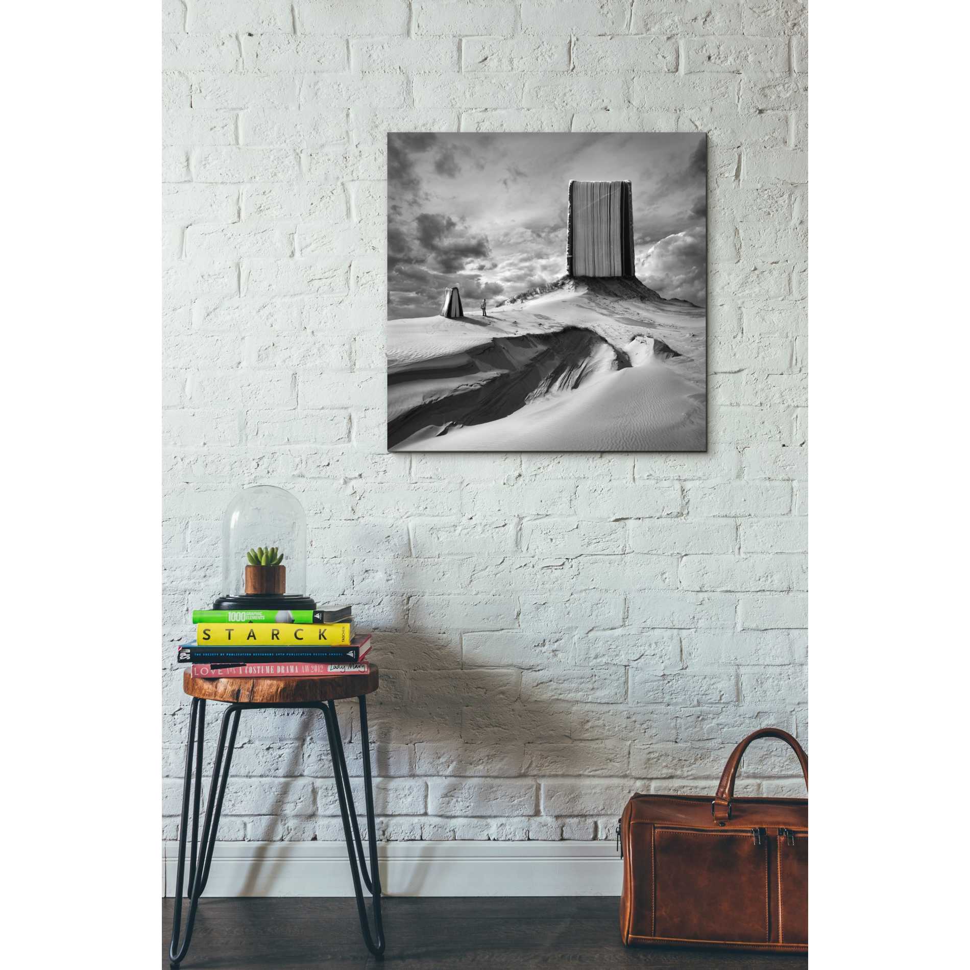 'Bookland' by Dariusz Klimczak, Canvas Wall Art,26 x 26