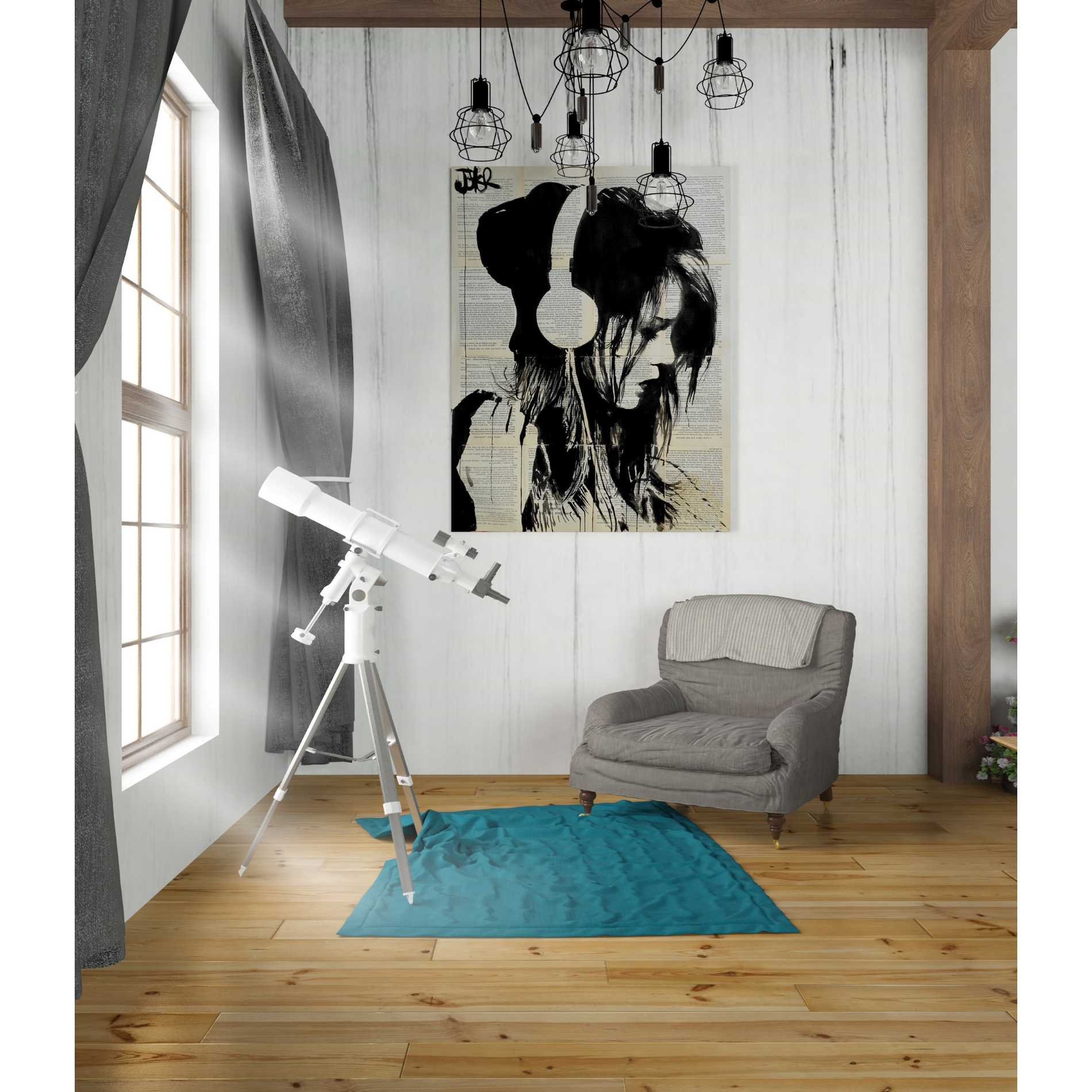 'Melodies Solace' by Loui Jover, Canvas Wall Art,26 x 30