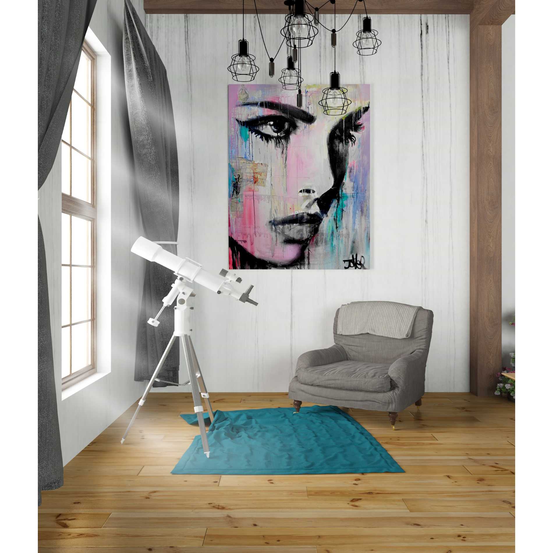 'Tempest' by Loui Jover, Canvas Wall Art,26 x 30