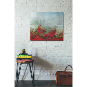 'Flower Love' by Samedin Asllani, Canvas Wall Art,26 x 30