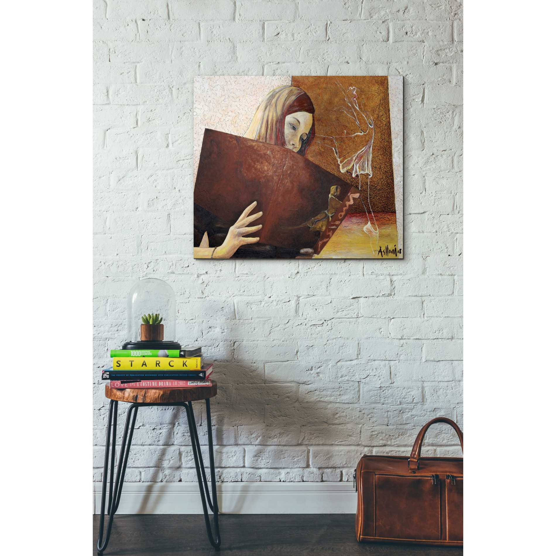 'The Viewer' by Samedin Asllani, Canvas Wall Art,26 x 30