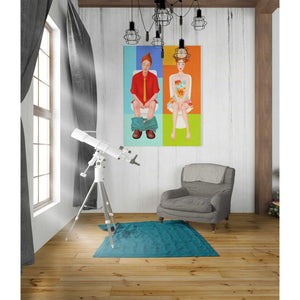 'Boy Meets Girl' by Sai Tamiya, Canvas Wall Art,26 x 30