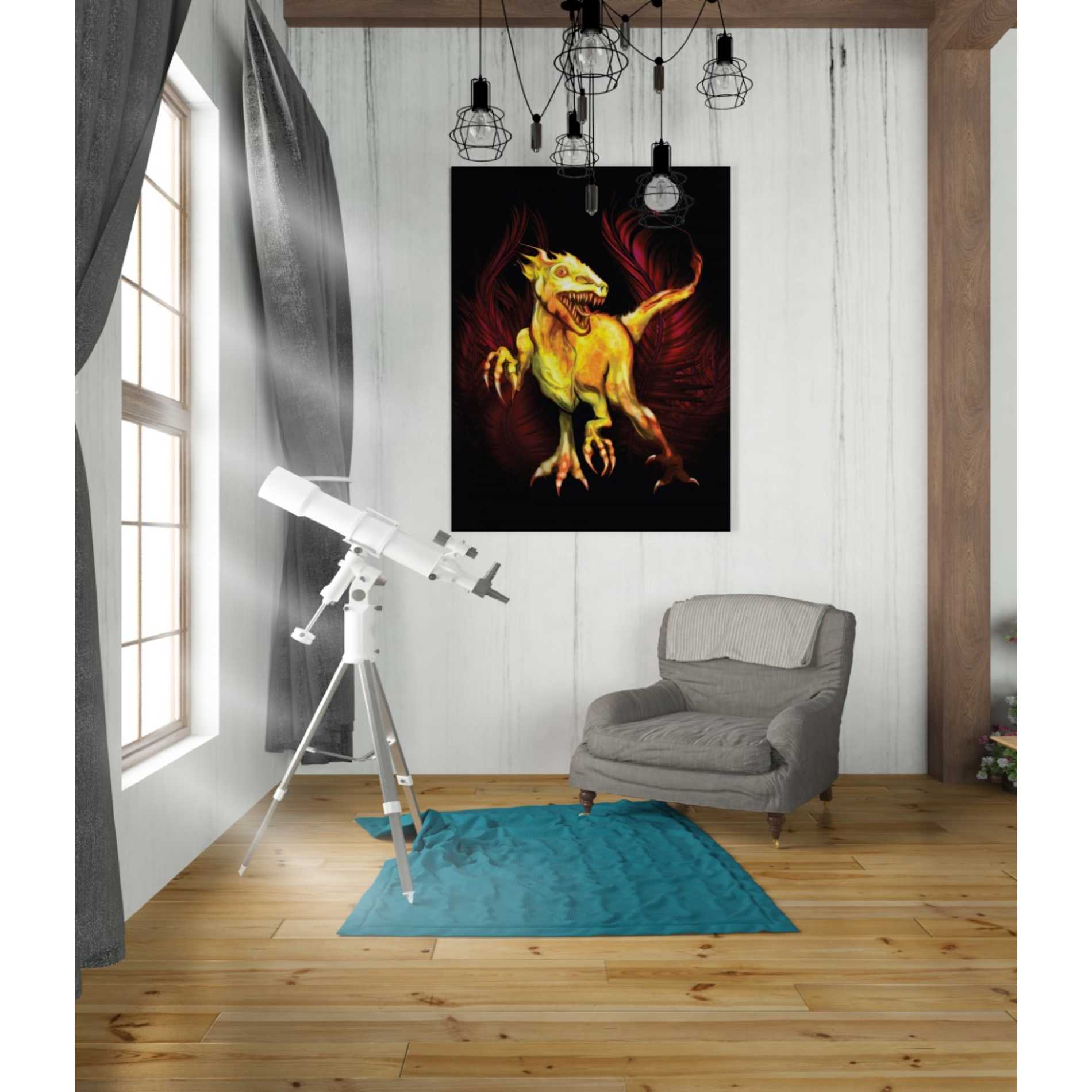 'Raptor' by Michael StewArt, Canvas Wall Art,26 x 30
