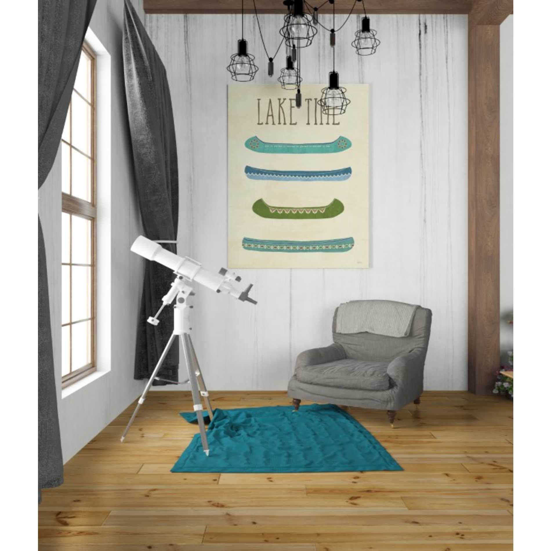 'Lake Retreat V' by Veronique Charron, Canvas Wall Art,26 x 30