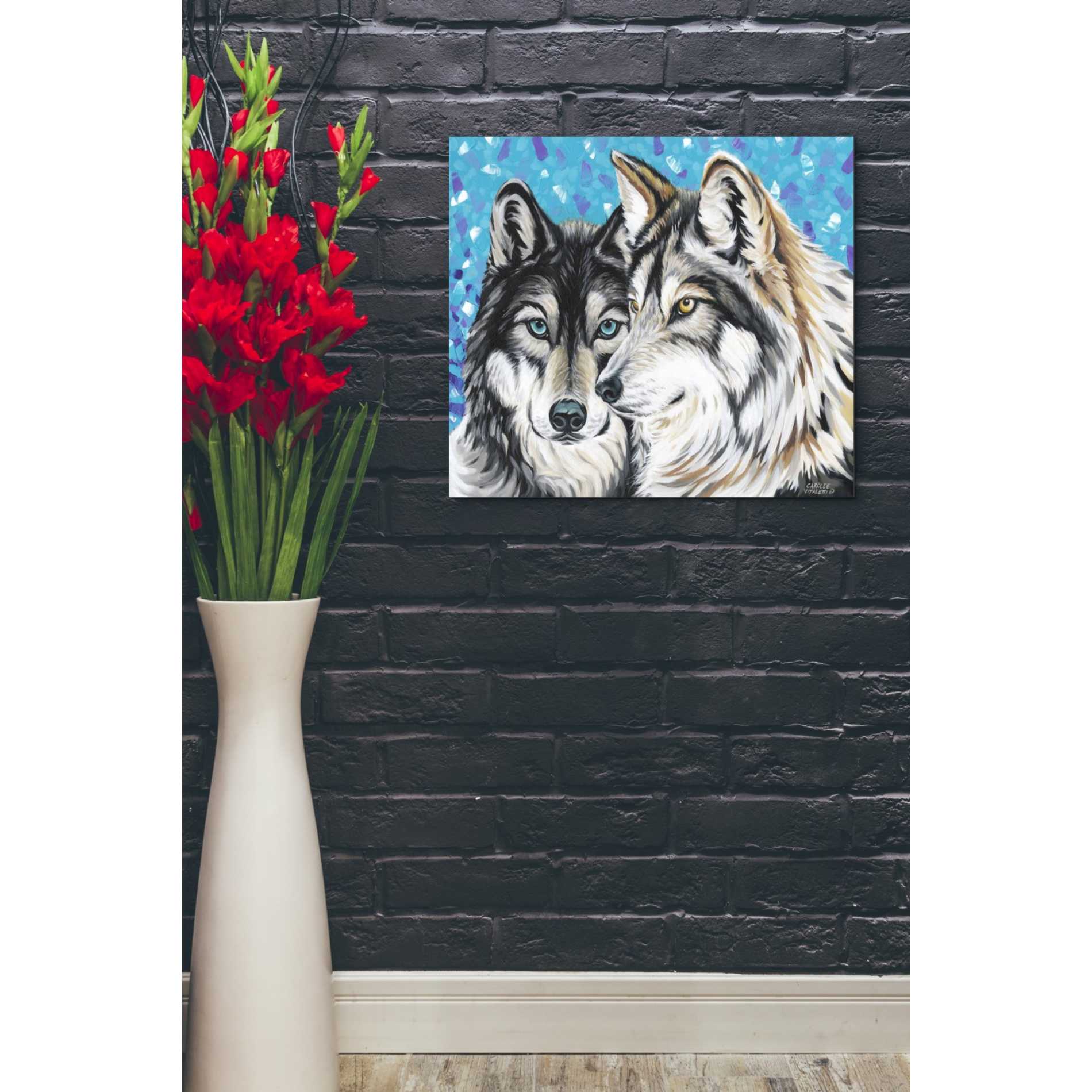 'Grey Wolf I' by Carolee Vitaletti Giclee Canvas Wall Art