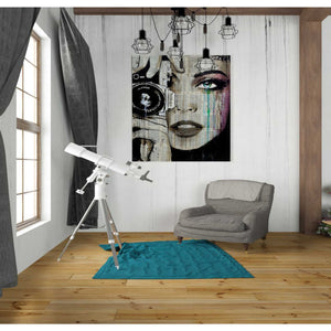 'Zoom' by Loui Jover, Canvas Wall Art,26 x 30