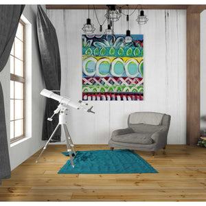 'Fiesta I' by Linda Woods, Canvas Wall Art,26 x 30