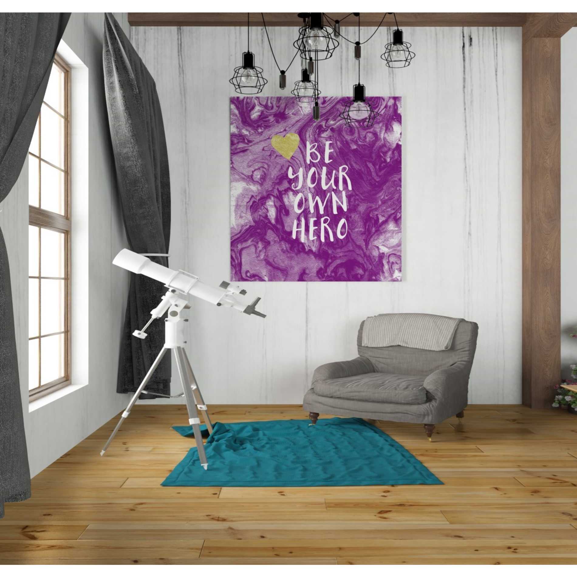 'Be Your Own Hero' by Linda Woods, Canvas Wall Art,26 x 30