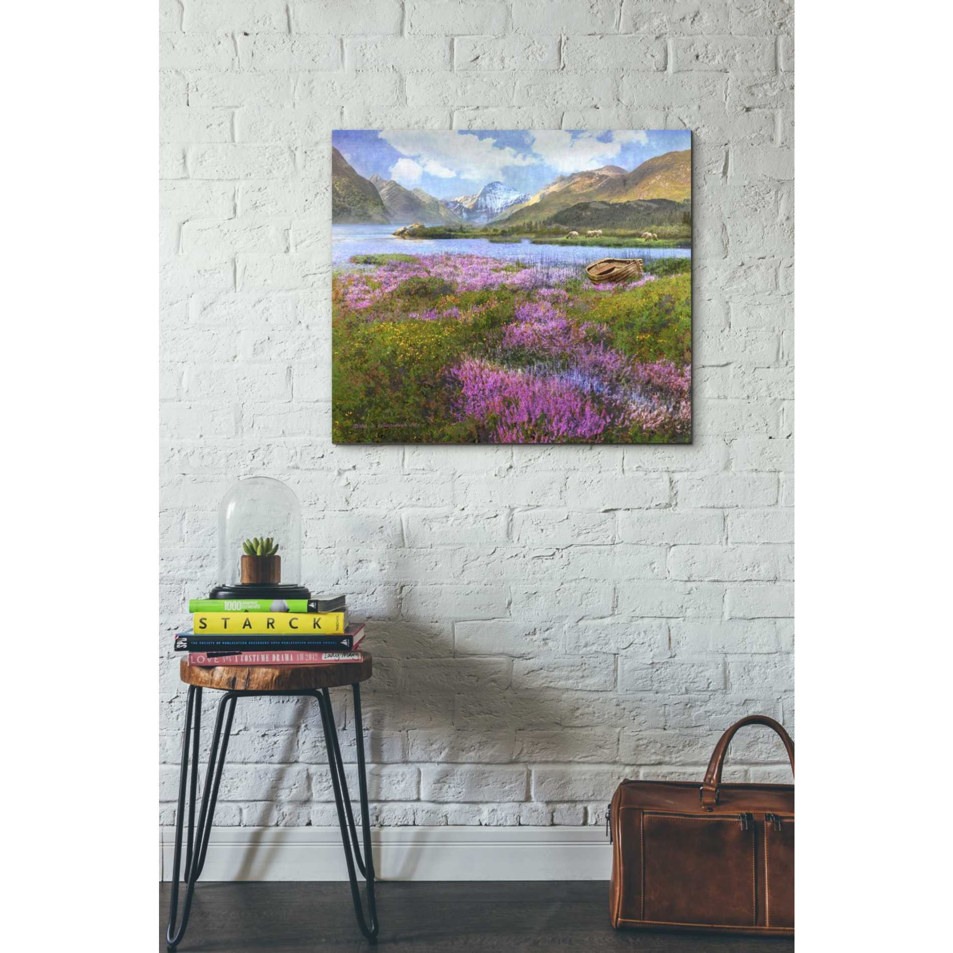 'Heather Scotland' by Chris Vest, Giclee Canvas Wall Art