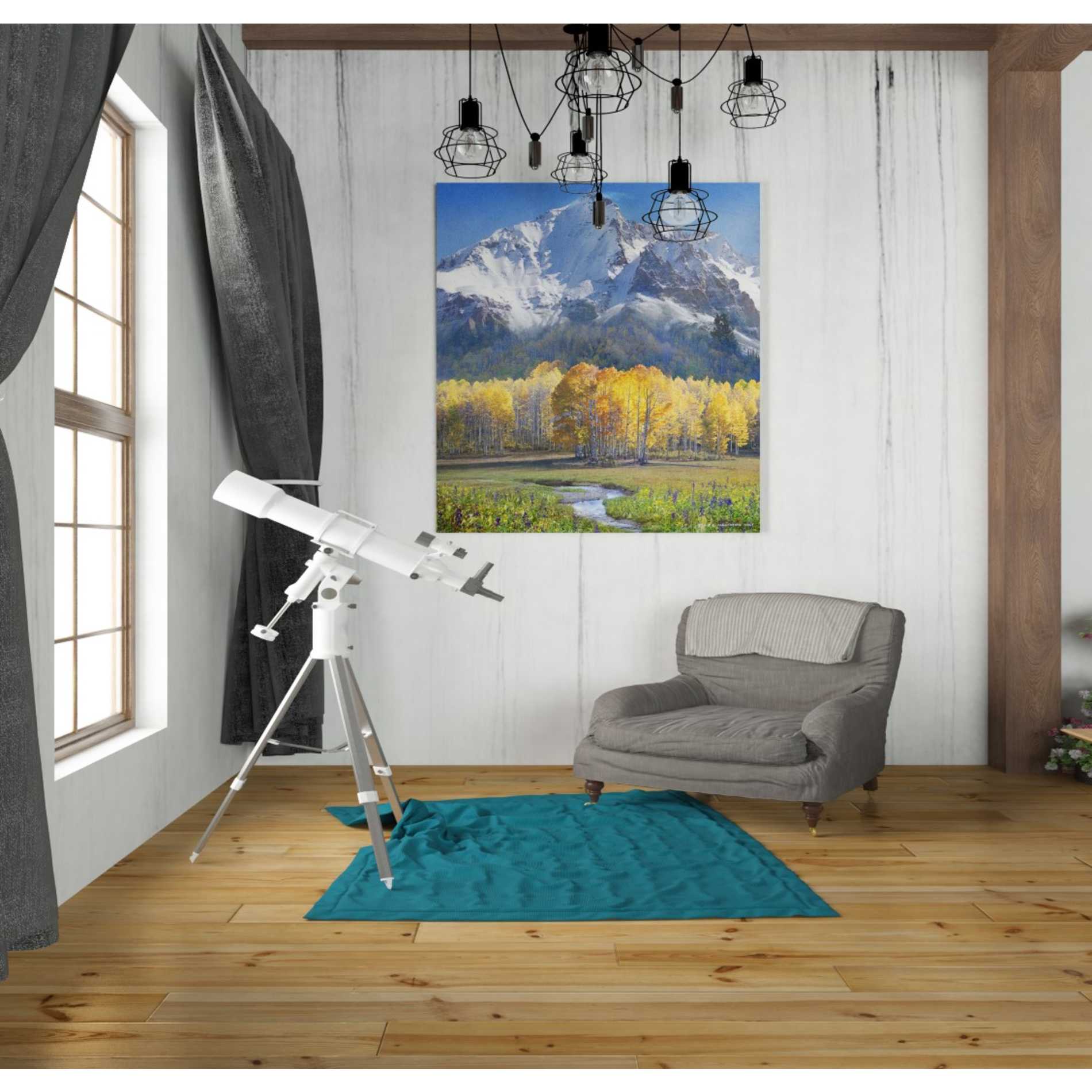 'Idyllic Mountain' by Chris Vest, Giclee Canvas Wall Art