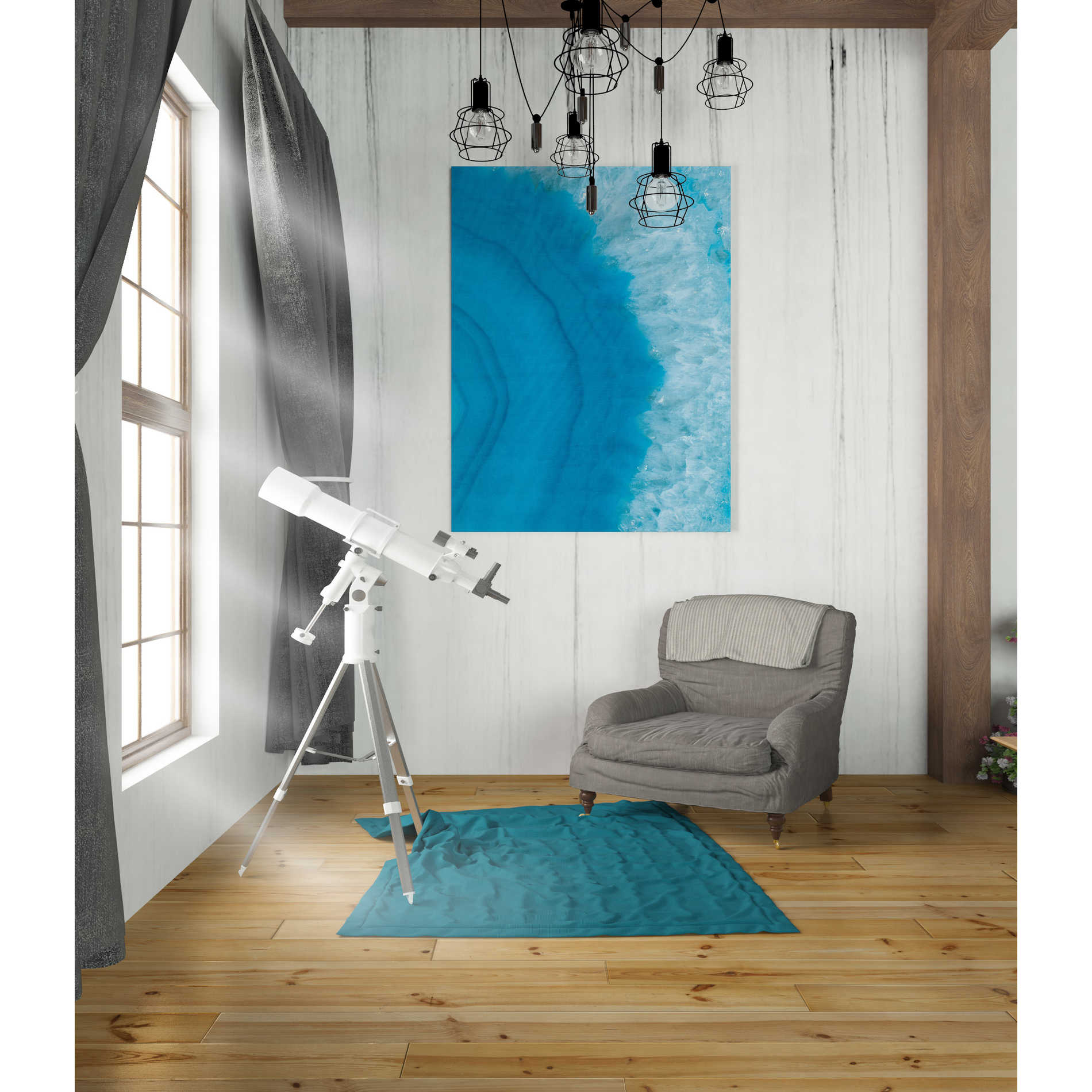 'Agate Geode II' by Wild Apple Portfolio, Canvas Wall Art,26 x 30