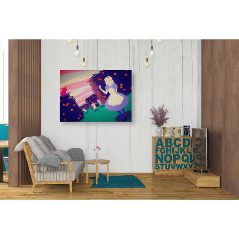 Image of 'Alice in Rose Garden' by Sai Tamiya, Canvas Wall Art,26 x 34