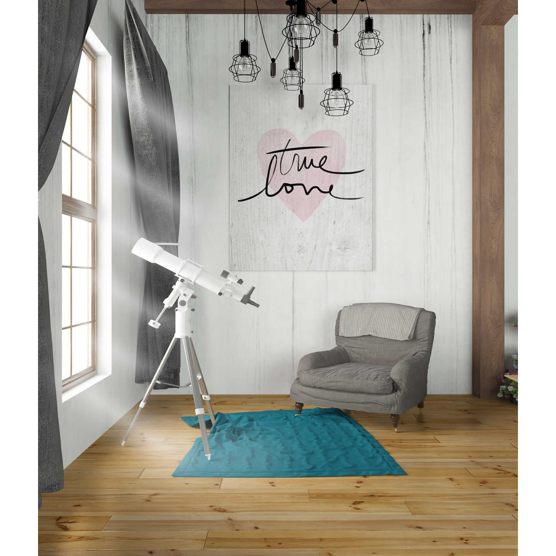 'True Love' by Linda Woods, Canvas Wall Art,26 x 34