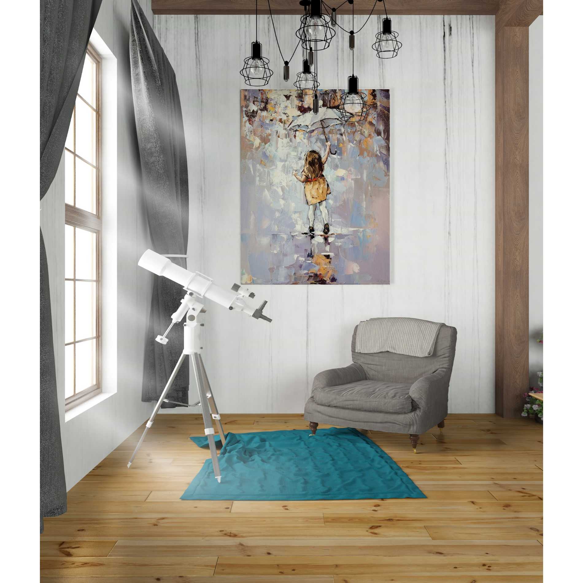 'Letting Up' by Alexander Gunin, Canvas Wall Art,26 x 34