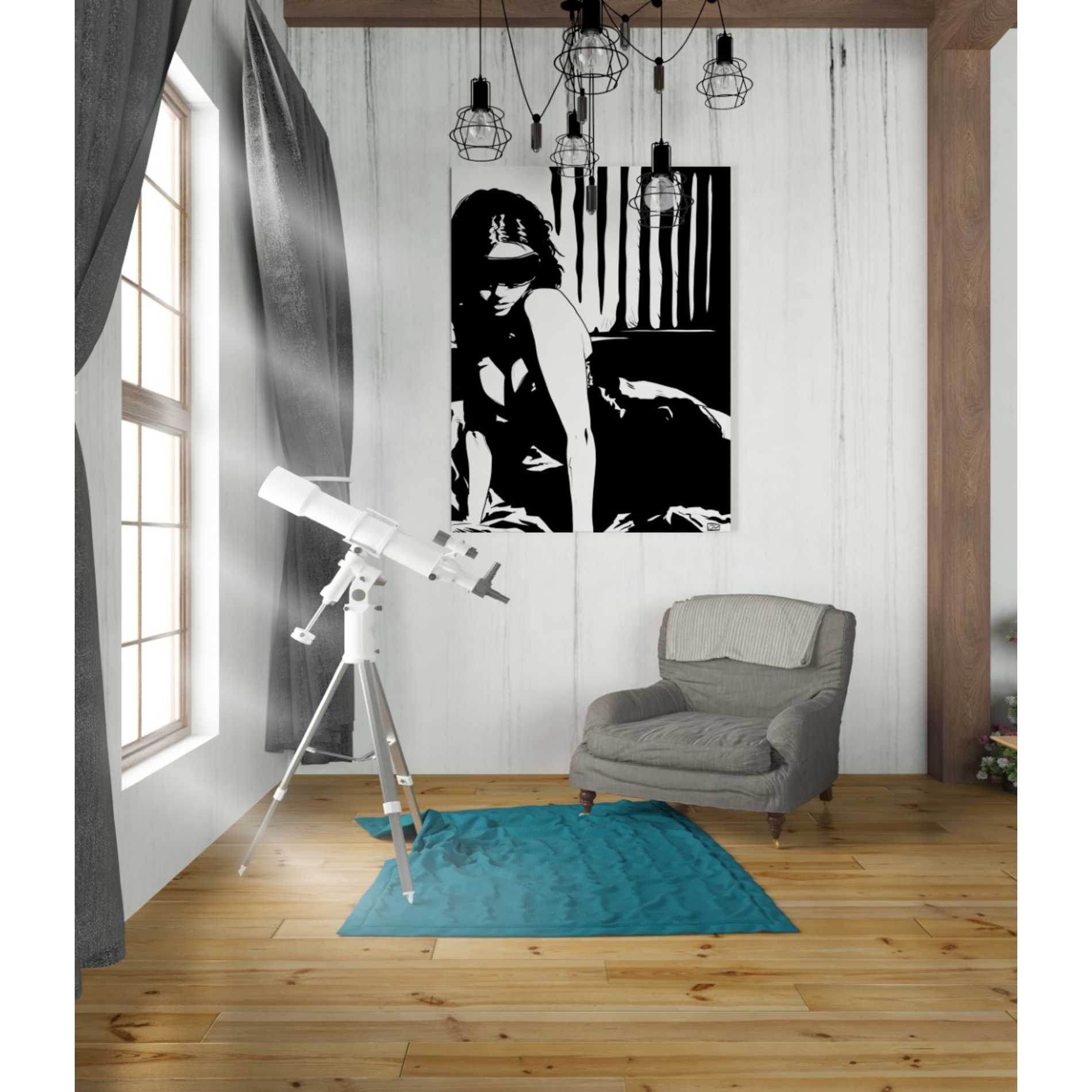 'Blindfold' by Giuseppe Cristiano, Canvas Wall Art,26 x 34