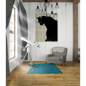 'Cat Black' by Loui Jover, Canvas Wall Art,26 x 34