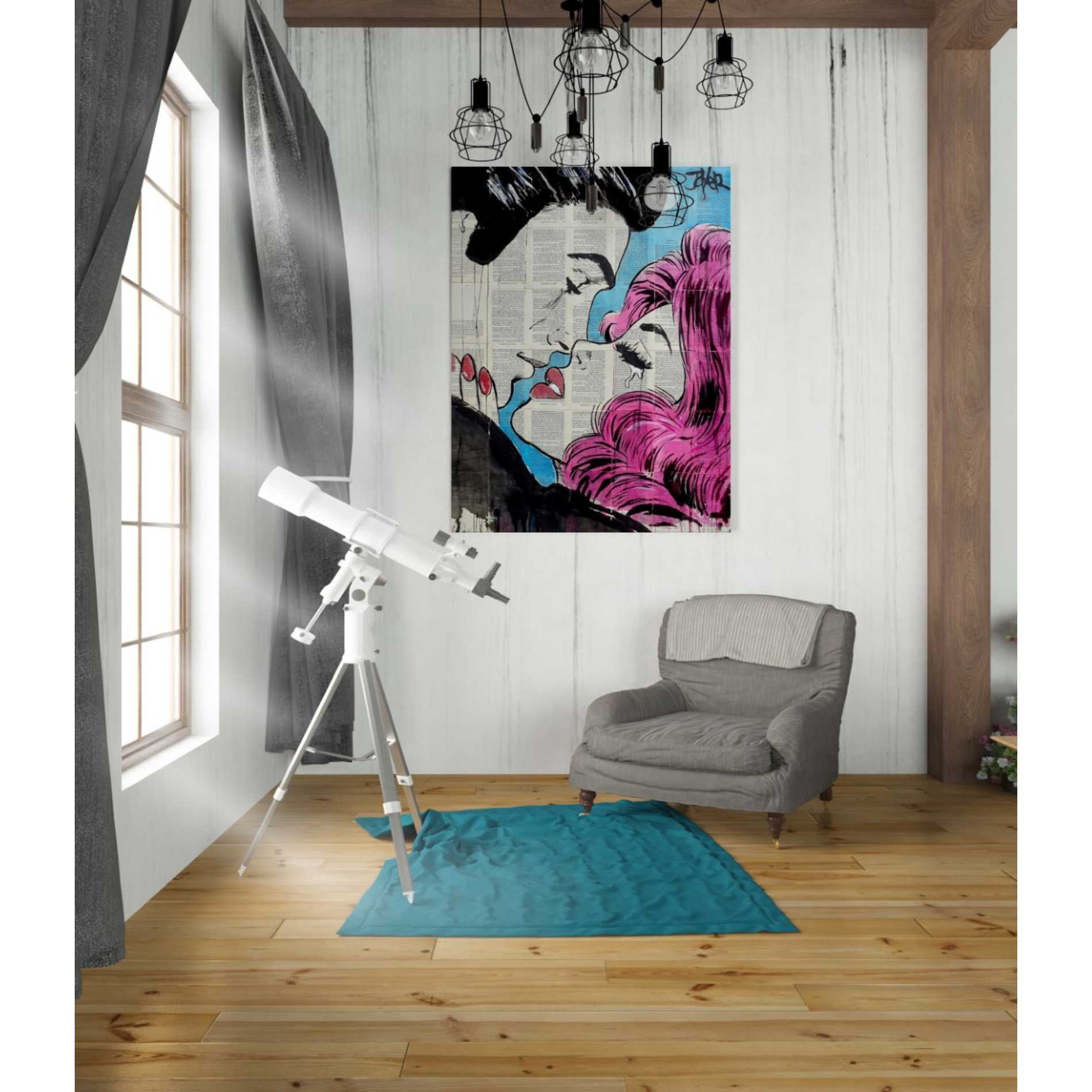 'Moments Like This Go Pop' by Loui Jover, Canvas Wall Art,26 x 34