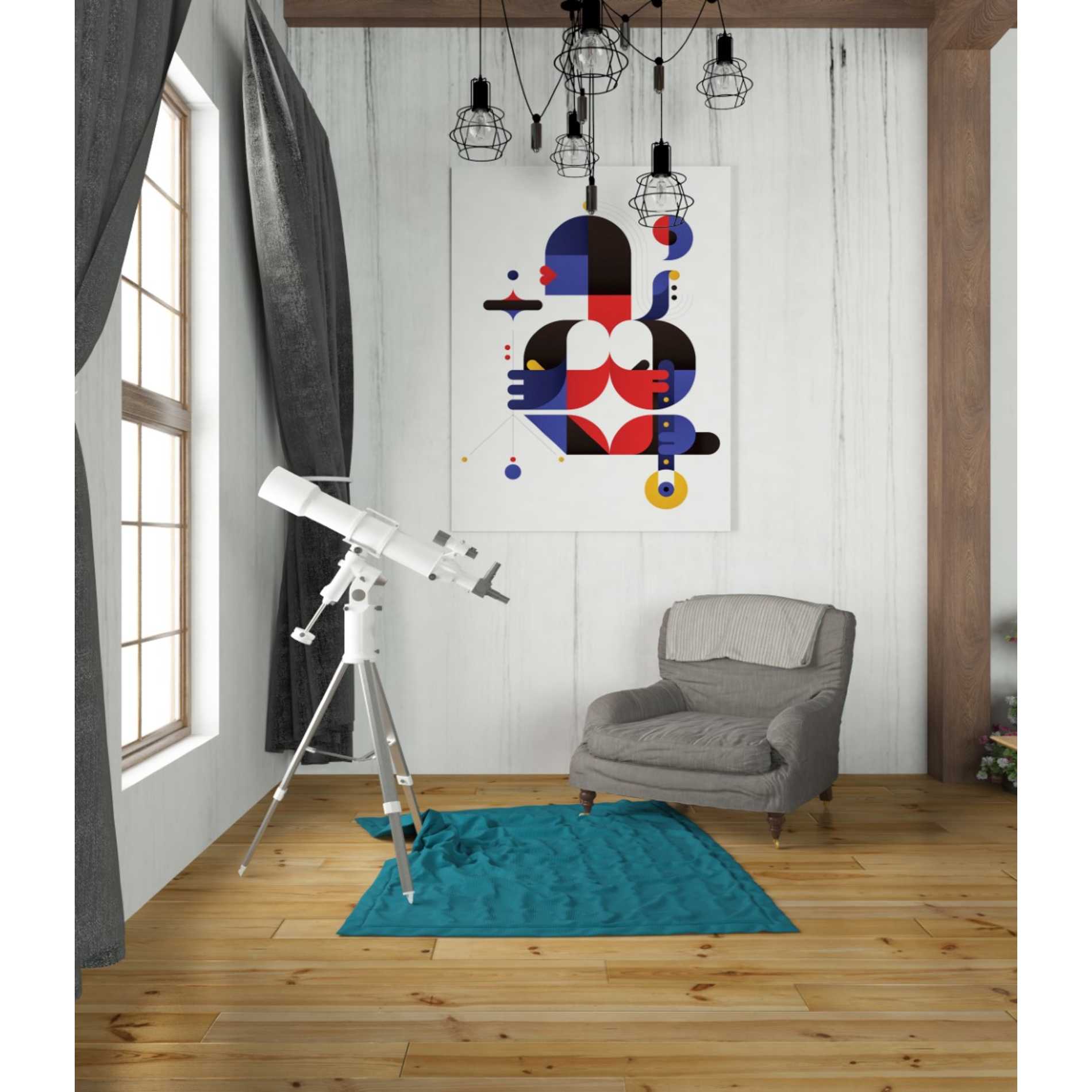 'Chameleon' by Antony Squizzato, Canvas Wall Art,26 x 34