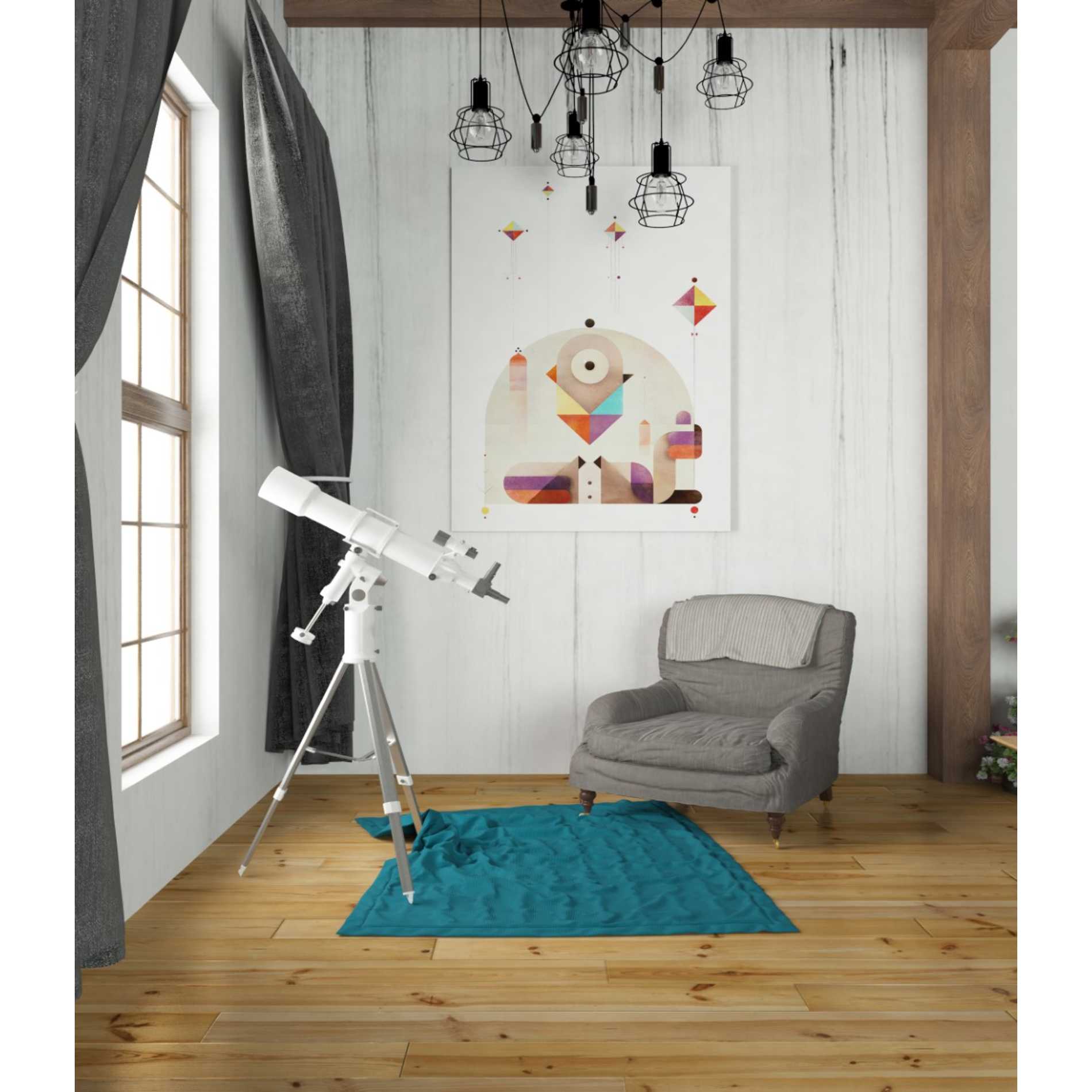 'Kite Master' by Antony Squizzato, Canvas Wall Art,26 x 34