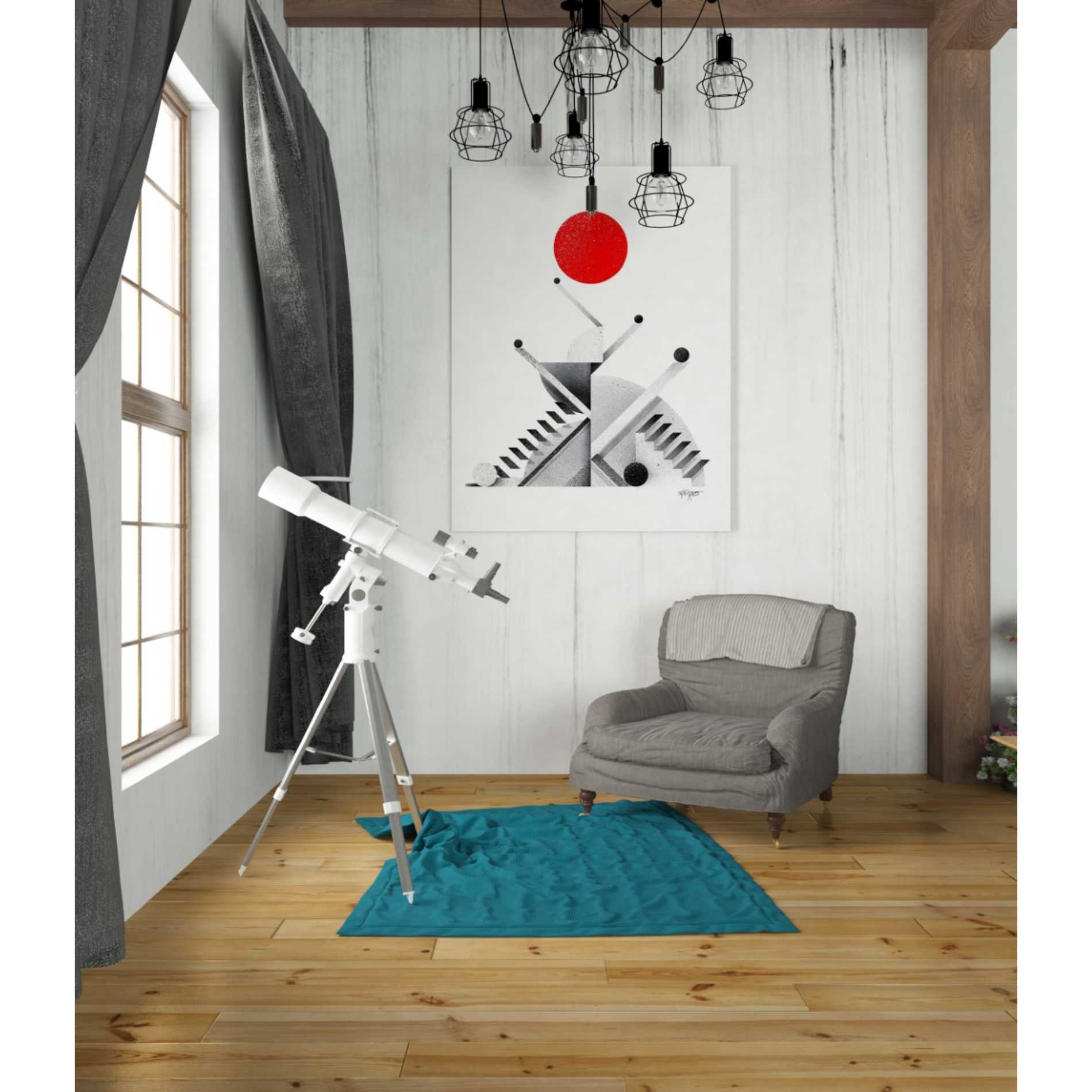 'Open Space 5' by Antony Squizzato, Canvas Wall Art,26 x 34