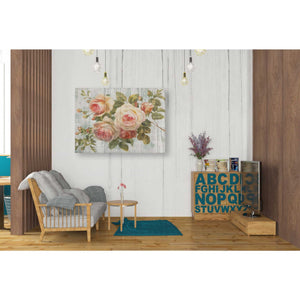 'Vintage Roses on Driftwood' Canvas Wall Art,,26 x 34