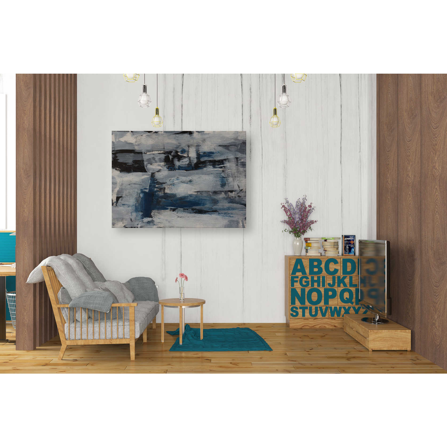 'Midnight Ice' Canvas Wall Art,26 x 34