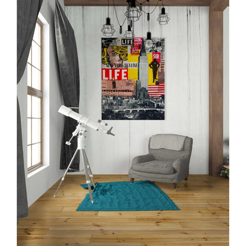 Image of 'IT'S HANGING IN THE AIR' by DB Waterman, Giclee Canvas Wall Art