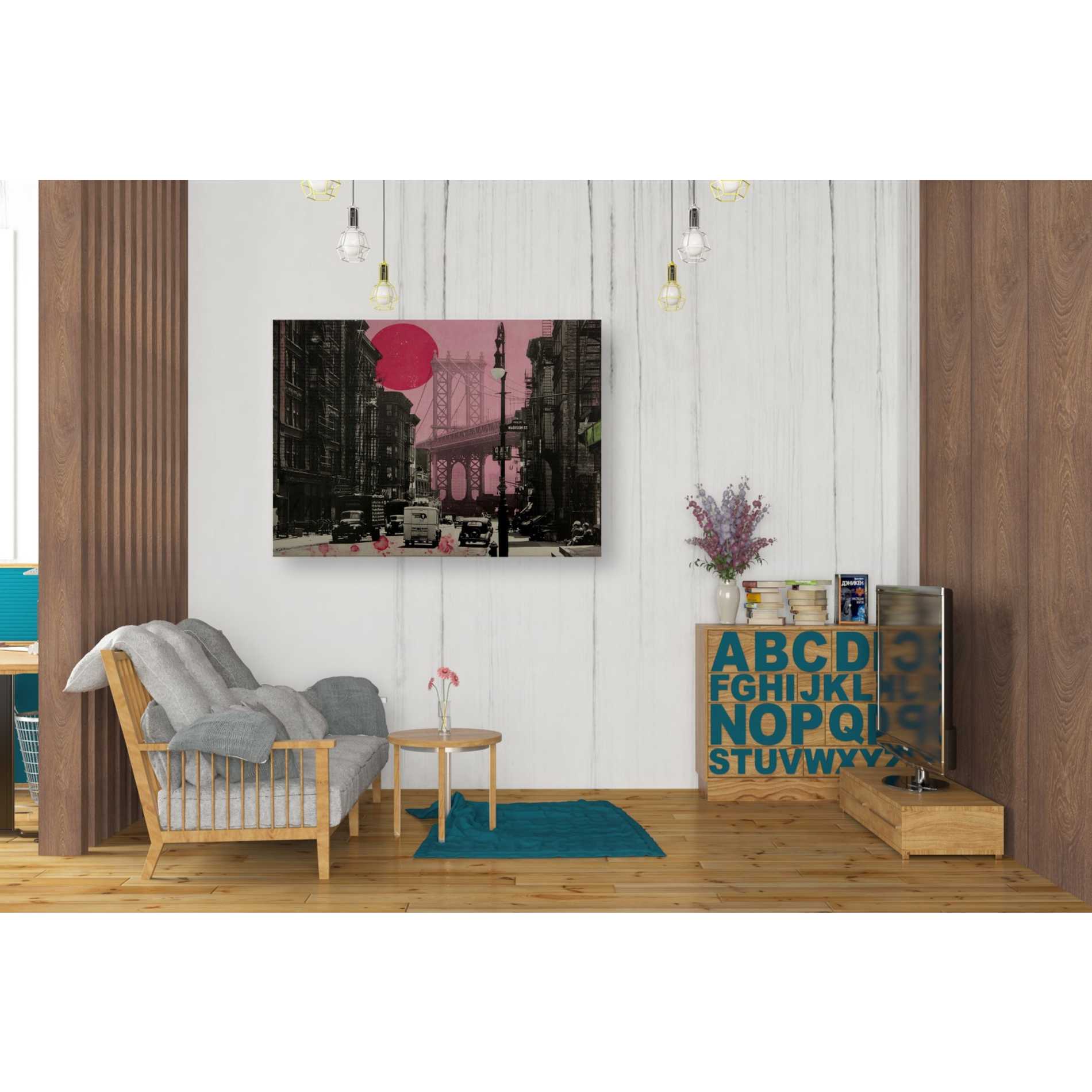 'PINK HAZE' by DB Waterman, Giclee Canvas Wall Art