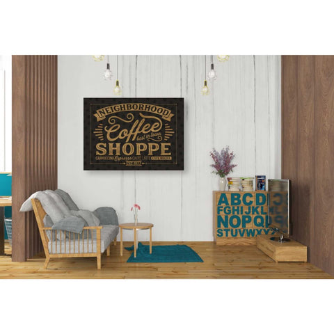 Image of 'Coffee and Friends IV' by Veronique Charron, Canvas Wall Art,34 x 26
