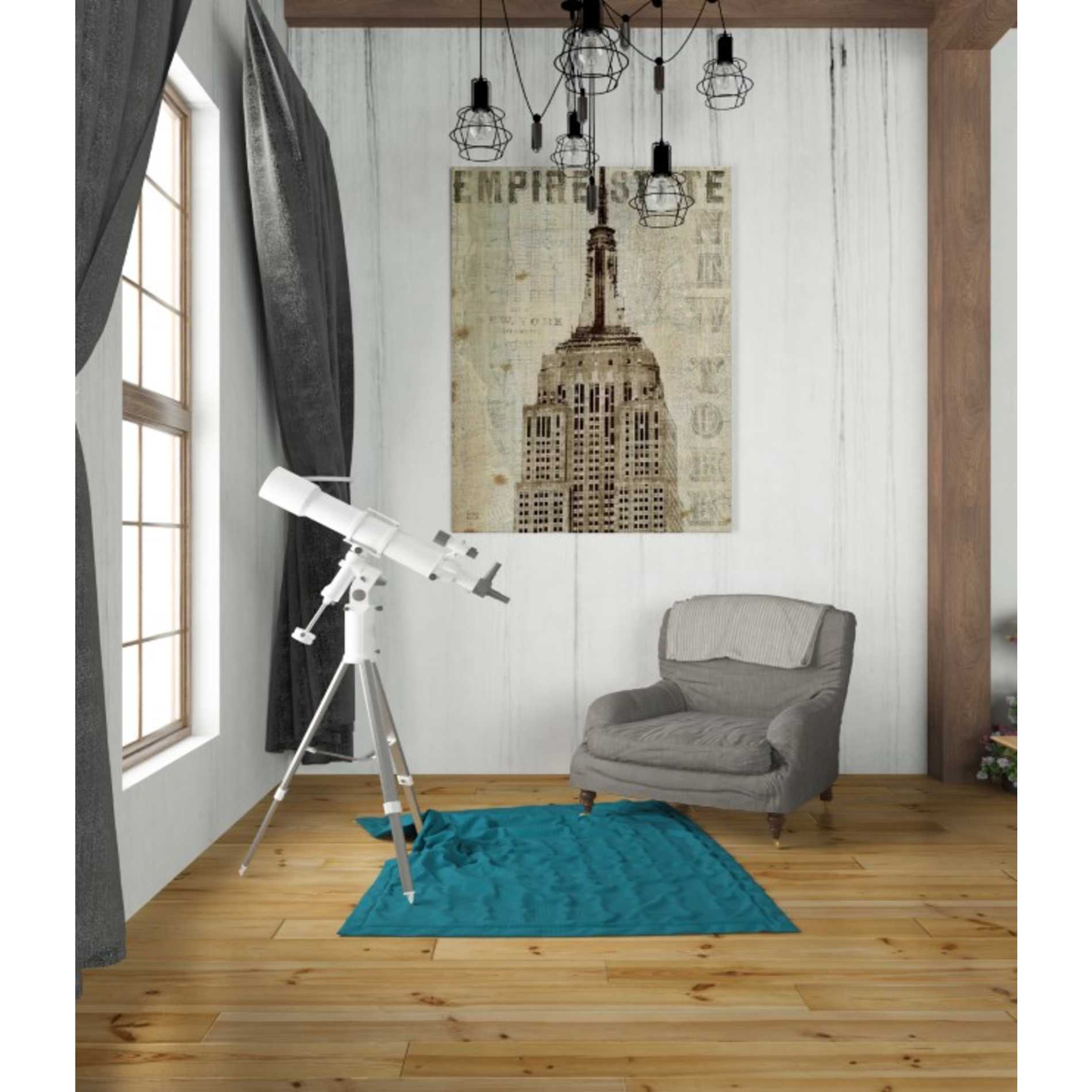 'Vintage NY Empire State Building' by Michael Mullan, Canvas Wall Art,26 x 34