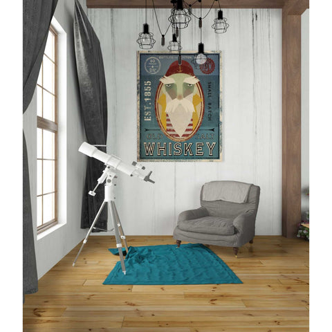 Image of 'Fisherman VIII Old Salt Whiskey' by Ryan Fowler, Canvas Wall Art,26 x 34