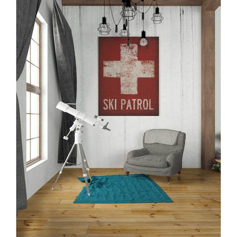 Image of 'Ski Patrol' by Ryan Fowler, Canvas Wall Art,26 x 34