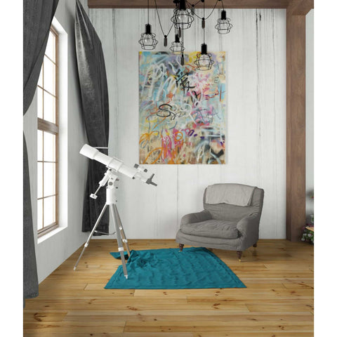 Image of 'Graffiti Love' by Danhui Nai, Canvas Wall Art,26 x 34